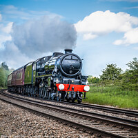 Buy canvas prints of Steam Train No. 44871 by Robin Lee