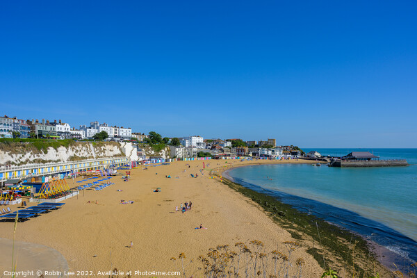 Broadstairs Viking Bay Picture Board by Robin Lee