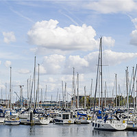 Buy canvas prints of Chatham Maritime Marina by Robin Lee