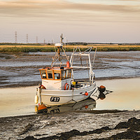 Buy canvas prints of Sunset at Oare Creek, Faversham, Kent by Robin Lee