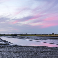 Buy canvas prints of Red sunset Oare Creek by Robin Lee