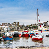 Buy canvas prints of Broadstairs Harbour, Isle of Thanet, Kent by Robin Lee