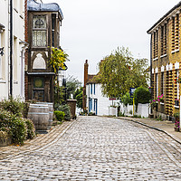 Buy canvas prints of Upnor Village Cobbled High Street by Robin Lee