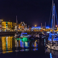 Buy canvas prints of Ramsgate Harbour lights by Robin Lee
