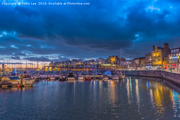 Ramsgate Harbour at twilight Picture Board by Robin Lee