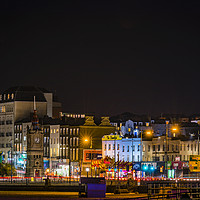 Buy canvas prints of Margate Clock Tower and seafront by Robin Lee