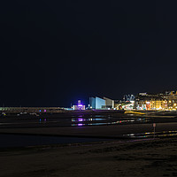 Buy canvas prints of Margate by night by Robin Lee