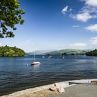 Buy canvas prints of Boats on Lake Windermere by Robin Lee