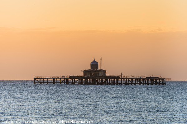 Sunset Herne Bay Pier Picture Board by Robin Lee
