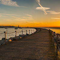 Buy canvas prints of Herne Bay Sunset by Robin Lee