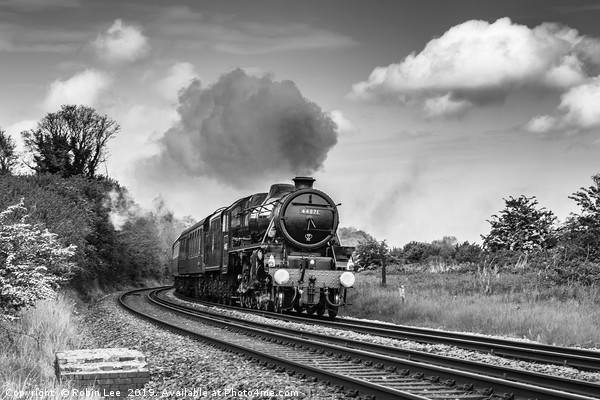 Steam Locomotive No. 44871 Picture Board by Robin Lee