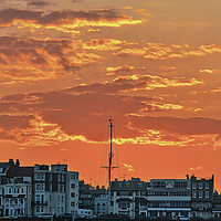 Buy canvas prints of Sunset over Ramsgate in Kent by Robin Lee