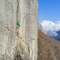 Buy canvas prints of Crack climbing by Paolo Seimandi