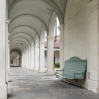 Buy canvas prints of The empty bench by Paolo Seimandi