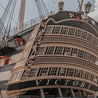 Buy canvas prints of HMS Victory by Eduardo Vieira