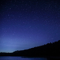Buy canvas prints of Night sky Finland by Alan Humphreys