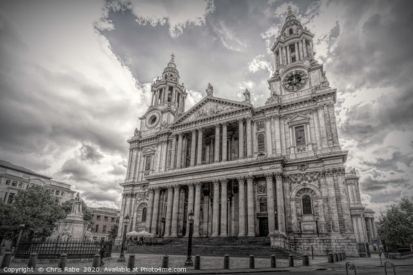 St Pauls Cathedral Picture Board by Chris Rabe