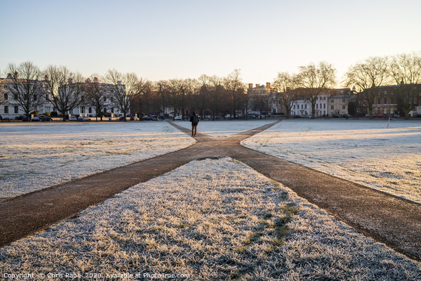 Richmond green on frosty morning Picture Board by Chris Rabe