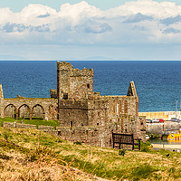 Buy canvas prints of Peel Castle, Isle of Man by Paul Smith
