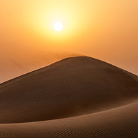 Buy canvas prints of Sunset in the desert by Viktoryia Vinnikava