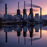 Buy canvas prints of Fossil fuel power station in Berlin, Germany by Daniel Lange