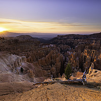 Buy canvas prints of Bryce Canyon Sunrise from Sunset Point by Paul Sutton