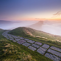 Buy canvas prints of Mam Tor Morning by Paul Sutton