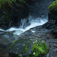 Buy canvas prints of Aira Force Boulder Solo by Paul Sutton