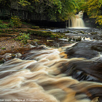 Buy canvas prints of Yorkshire White Water  by Paul Sutton