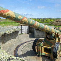 Buy canvas prints of  Restored Costal Artillery Battery in Guernsey. by George de Putron