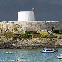 Buy canvas prints of Fort Grey " The Cup and saucer " Guernsey, Channel by George de Putron