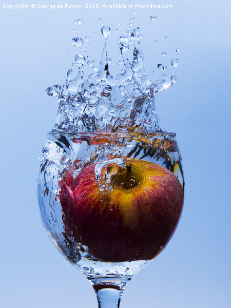 Splash Apple Picture Board by George de Putron