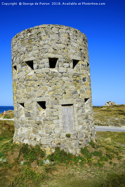Martello Tower No 9, Lancresse, Guernsey Picture Board by George de Putron