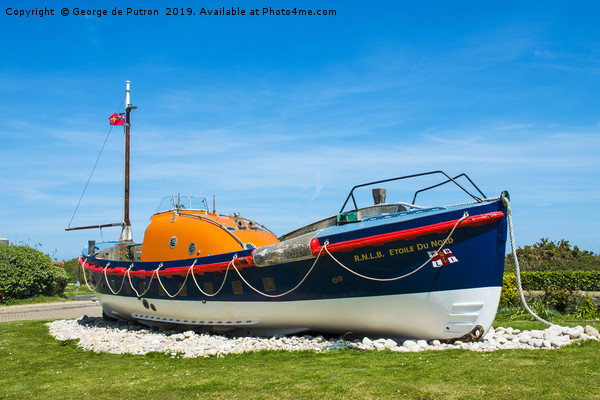 A Lovely restored Lifeboat ,Etoile du Nord (Star o Picture Board by George de Putron