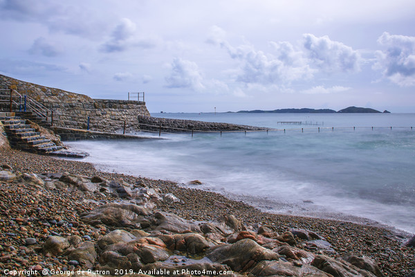 Le Vallette Bathing Pools in Guernsey Picture Board by George de Putron