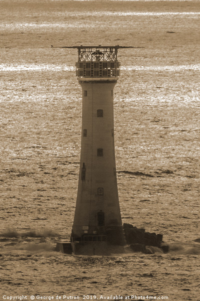 Les Hanois Lighthouse Picture Board by George de Putron