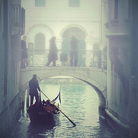 Buy canvas prints of Foggy day in Venice by Luisa Vallon Fumi