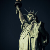 Buy canvas prints of  Statue of Liberty by Luisa Vallon Fumi