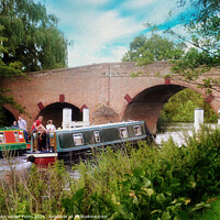 Buy canvas prints of on the Thames at Sonning bridge by Luisa Vallon Fumi