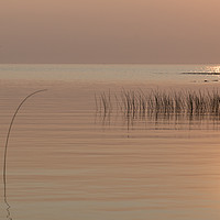 Buy canvas prints of Beautiful calm sunset on the Lake Huron Shoreline  by Claire Smith