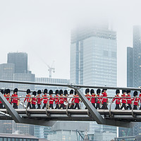 Buy canvas prints of Marching across London by WATCHANDSHOOT 