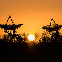 Buy canvas prints of Sunset at Mullard Radio Astronomy Observatory by WATCHANDSHOOT 