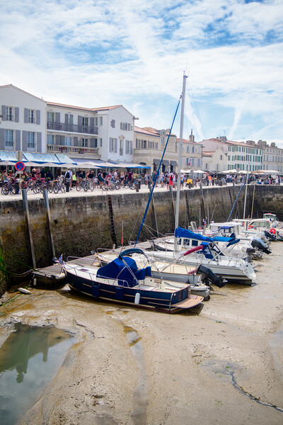 View on the harbor of Saint-Martin-de-Ré Picture Board by youri Mahieu