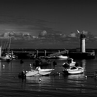 Buy canvas prints of View on Phare de la Flotte in black and White by youri Mahieu