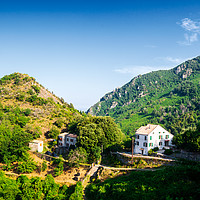 Buy canvas prints of House in Corsican mountains by youri Mahieu