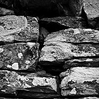 Buy canvas prints of A dry stone wall, Pitlochry, Scotland by Mike Dale