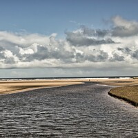 Buy canvas prints of River to the Sea by Mike Dale