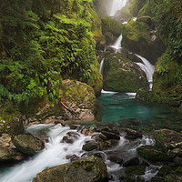 Buy canvas prints of Mackay Falls by JIA HE
