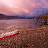 Buy canvas prints of glenorchy morning  by JIA HE
