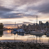 Buy canvas prints of Vancouver morning by JIA HE